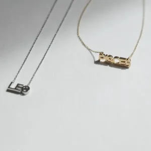 Star Sign Word Necklace