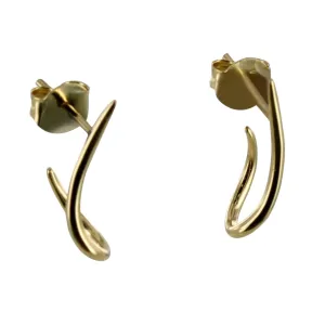 Sterling Silver Contemporary Hook Earrings