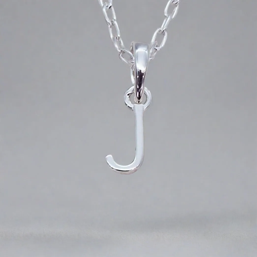 Sterling Silver Initial Necklace