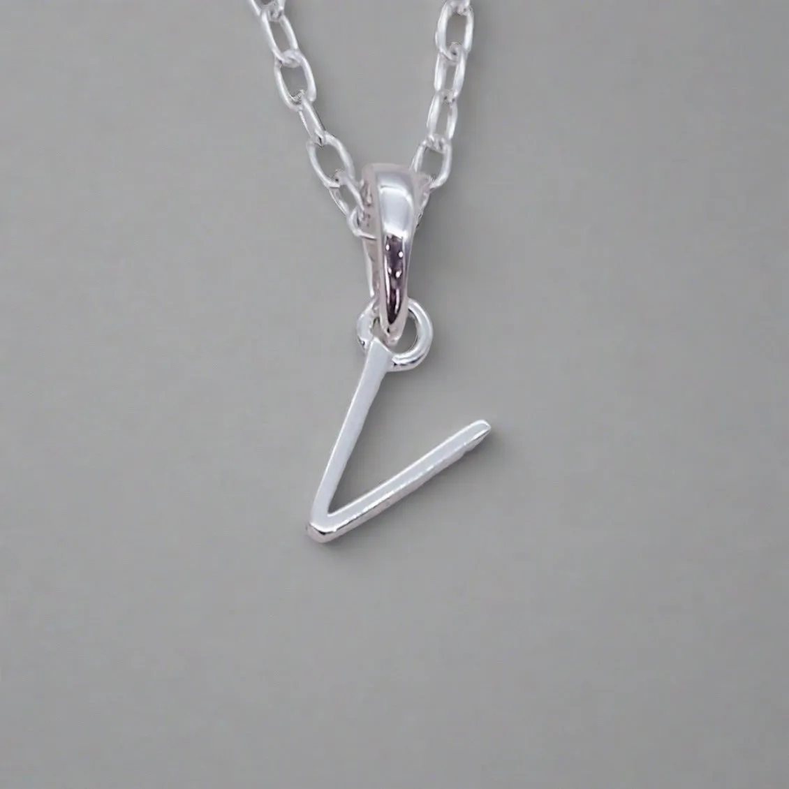 Sterling Silver Initial Necklace