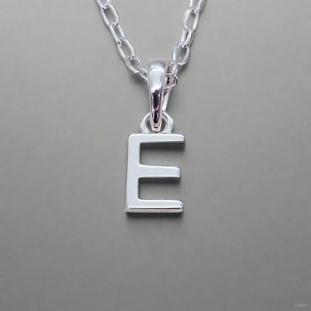 Sterling Silver Initial Necklace