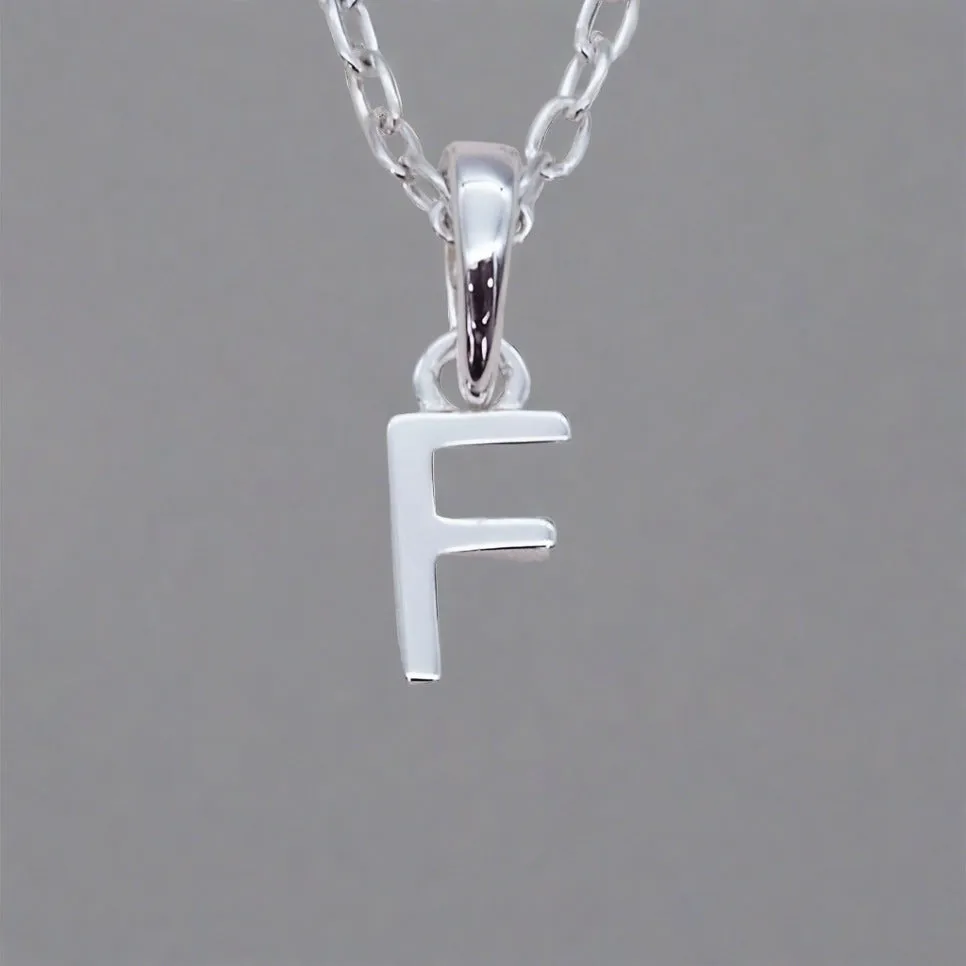 Sterling Silver Initial Necklace
