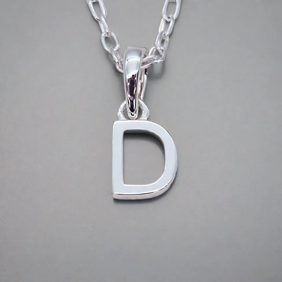 Sterling Silver Initial Necklace