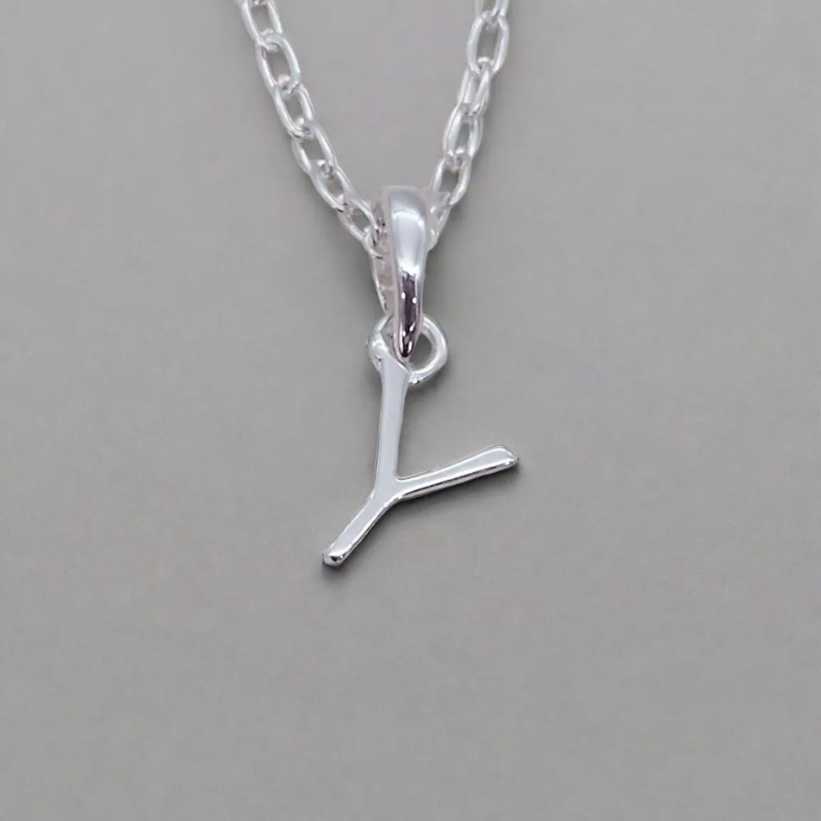 Sterling Silver Initial Necklace