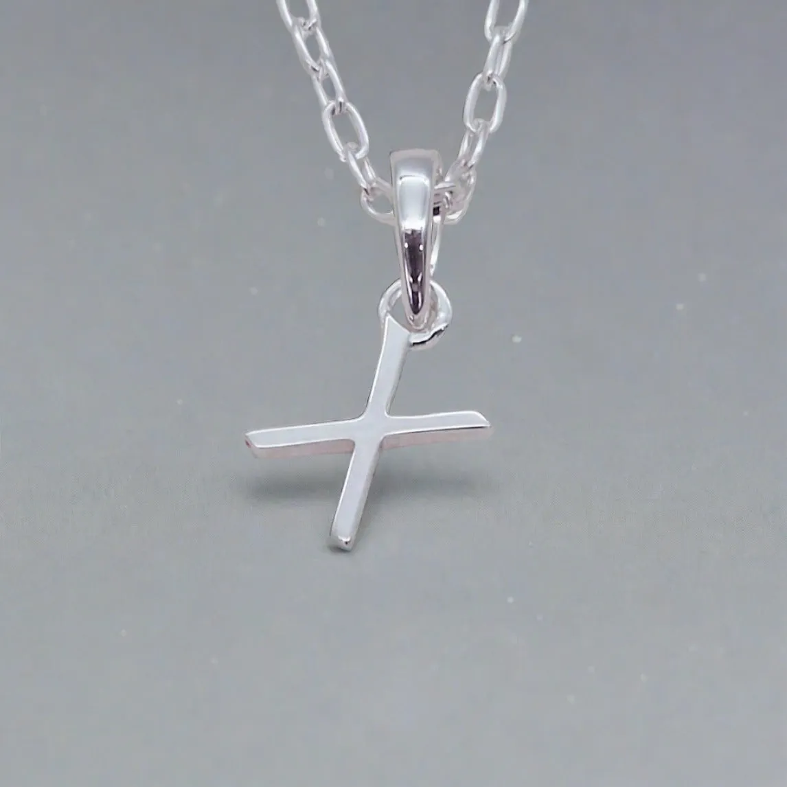 Sterling Silver Initial Necklace