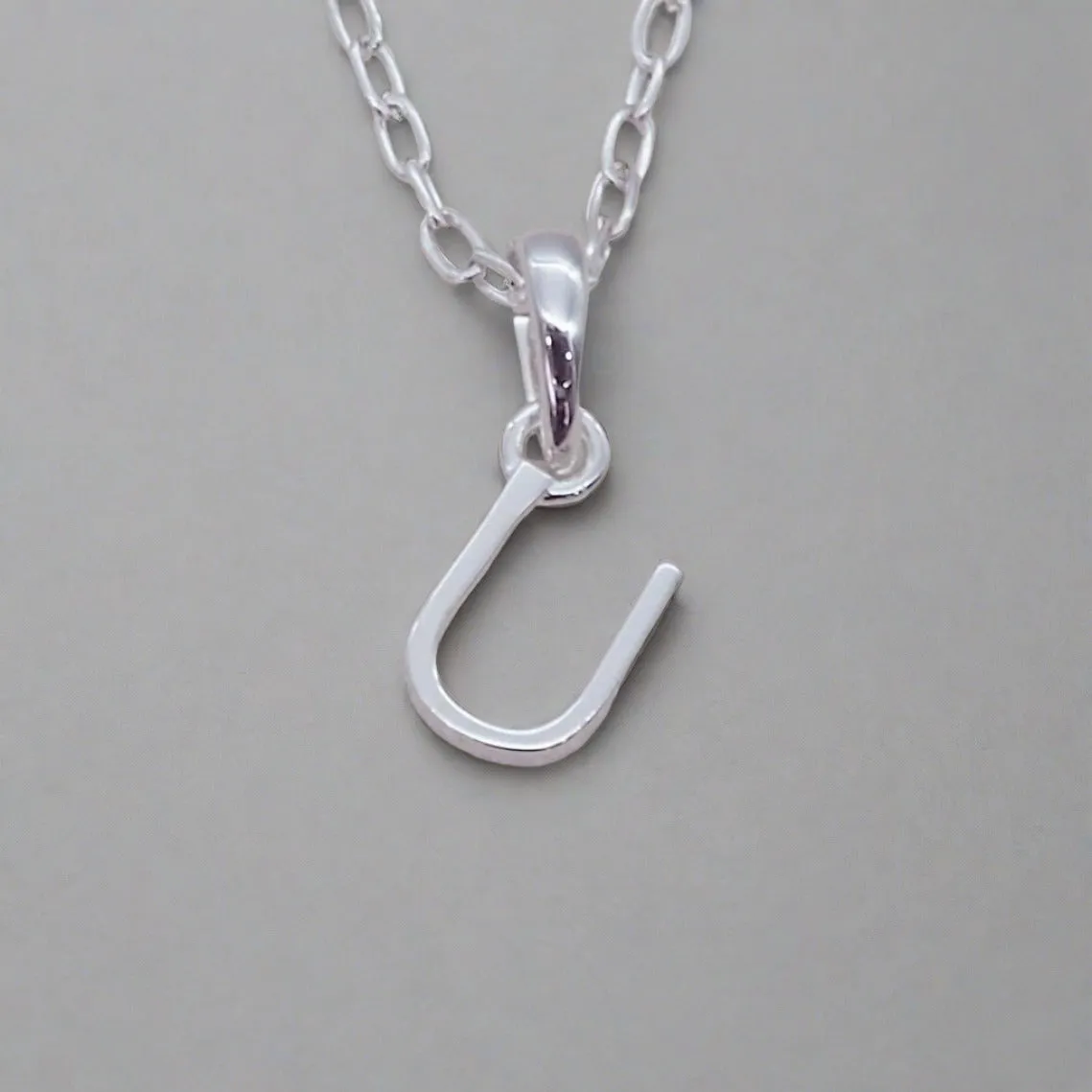 Sterling Silver Initial Necklace