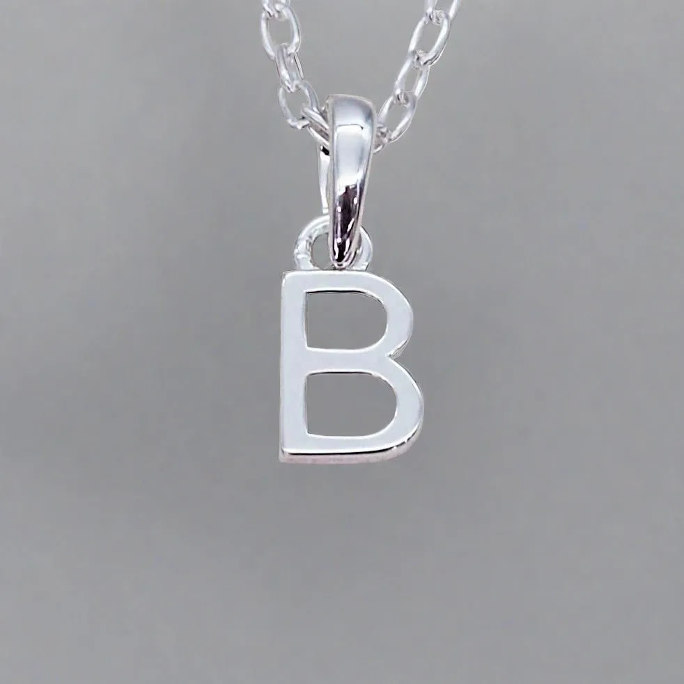 Sterling Silver Initial Necklace