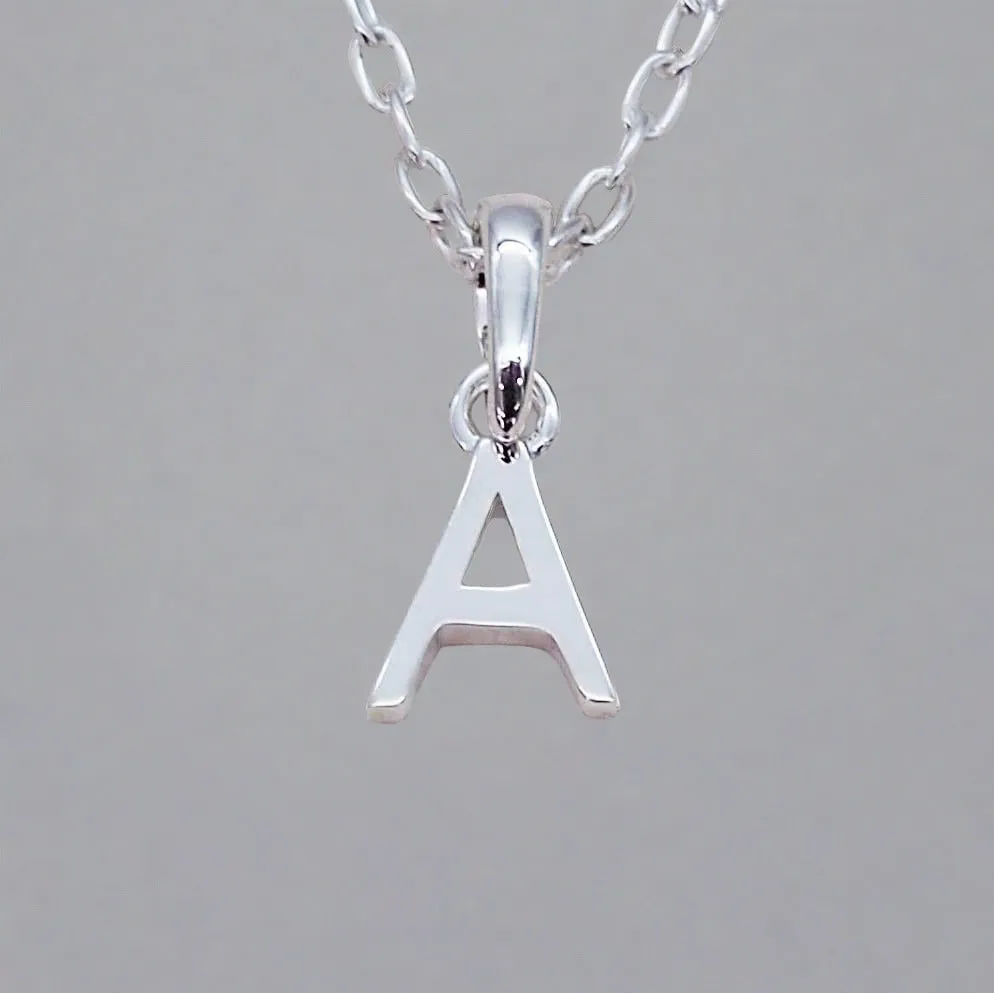 Sterling Silver Initial Necklace