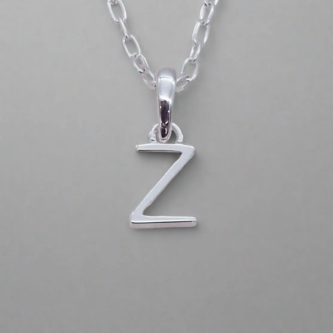 Sterling Silver Initial Necklace