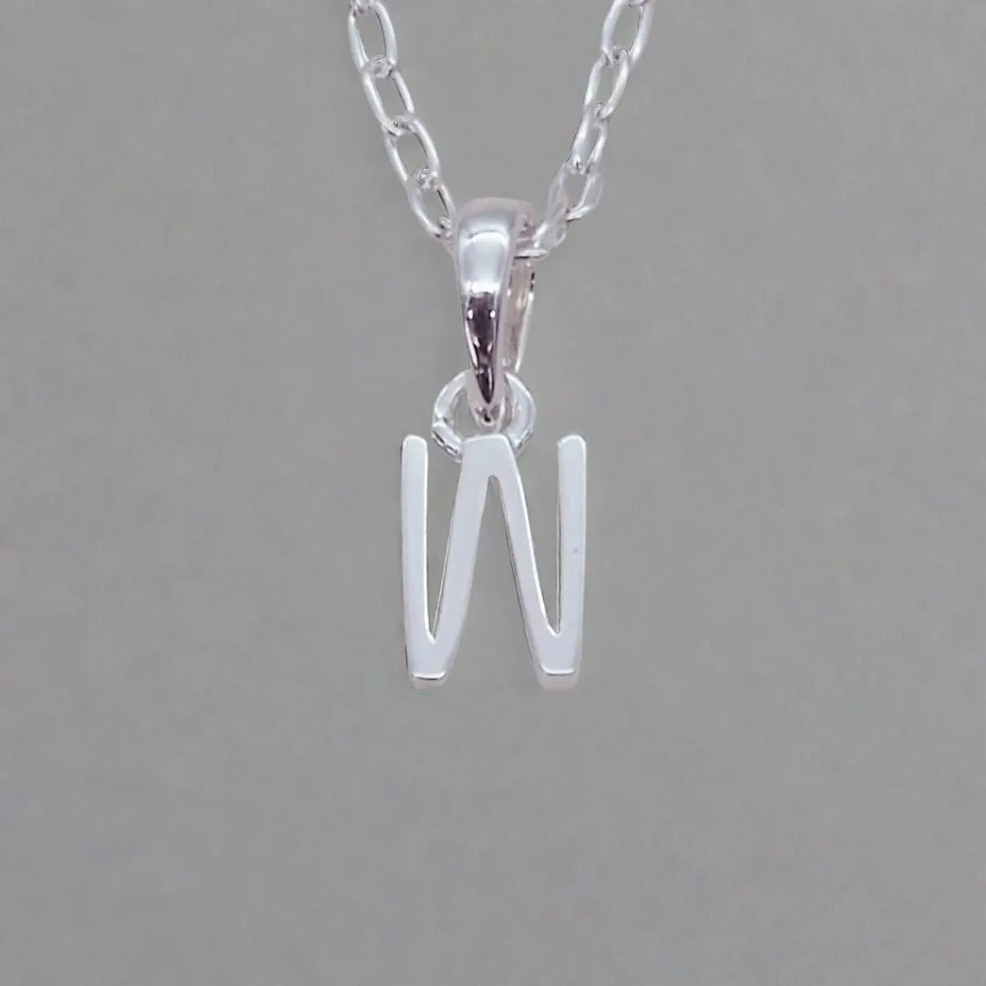 Sterling Silver Initial Necklace