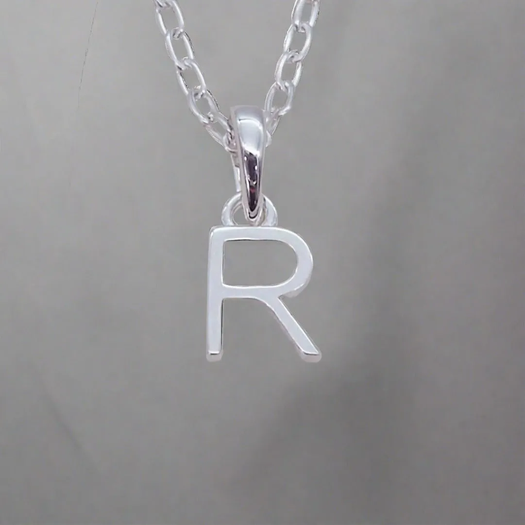 Sterling Silver Initial Necklace