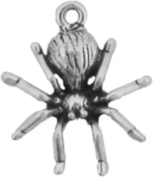 Sterling Silver Mini Spider Dangle Charm Bead For Bead Charm Bracelet