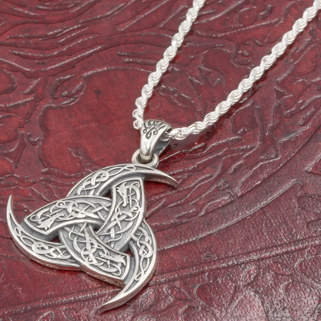 Sterling silver The Horns of Odin (Triskele)