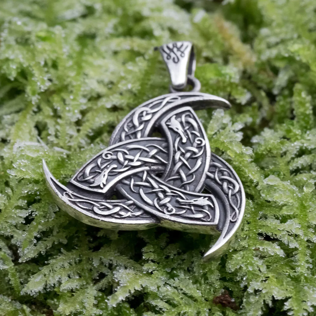 Sterling silver The Horns of Odin (Triskele)