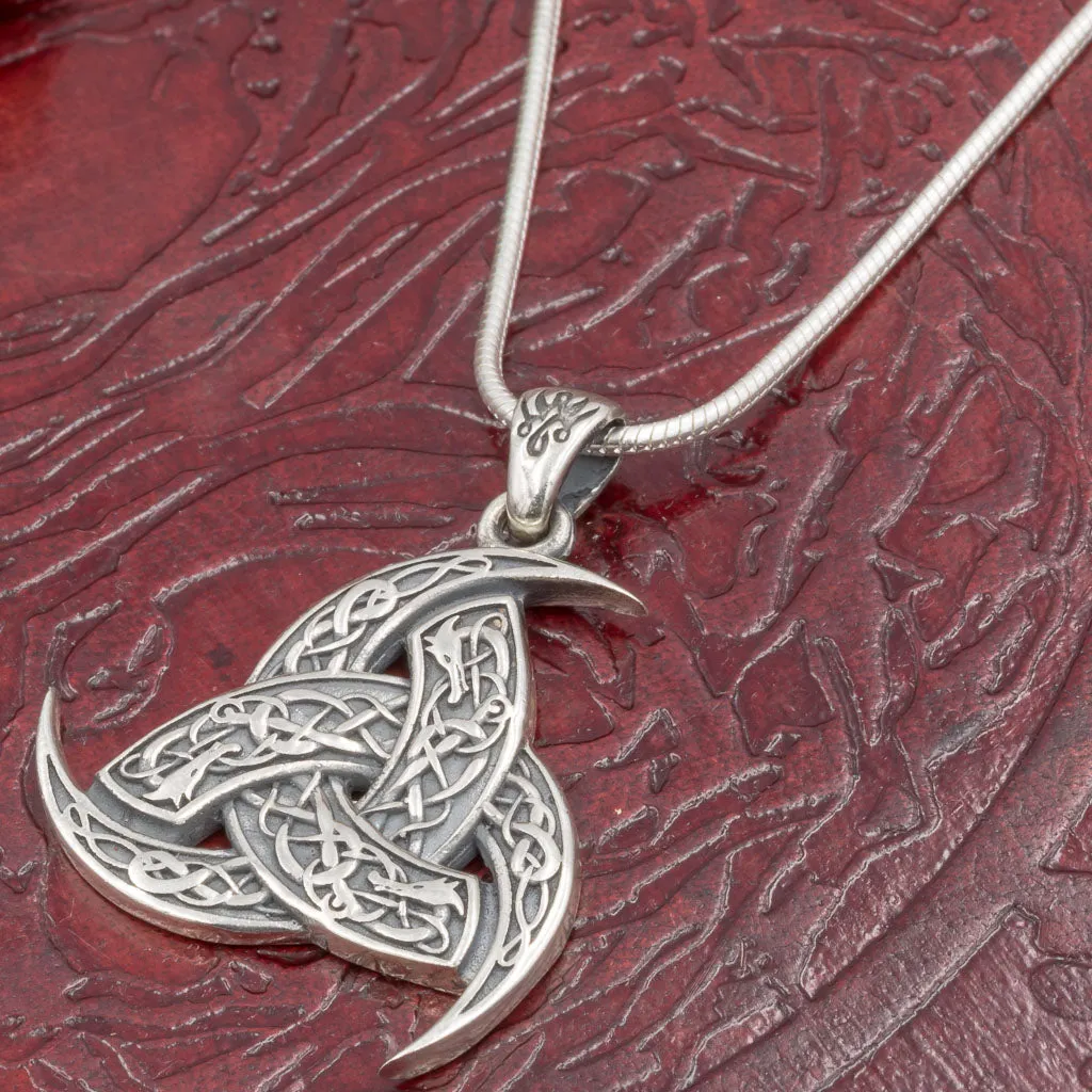 Sterling silver The Horns of Odin (Triskele)