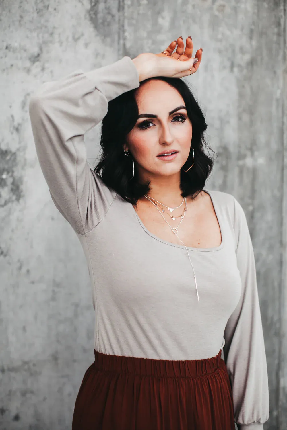 Stick Lariat Necklace