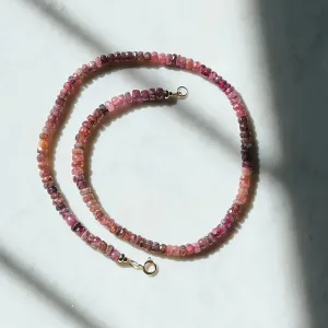 Stone Cache Gemstone Necklace "Sunset Tourmaline"