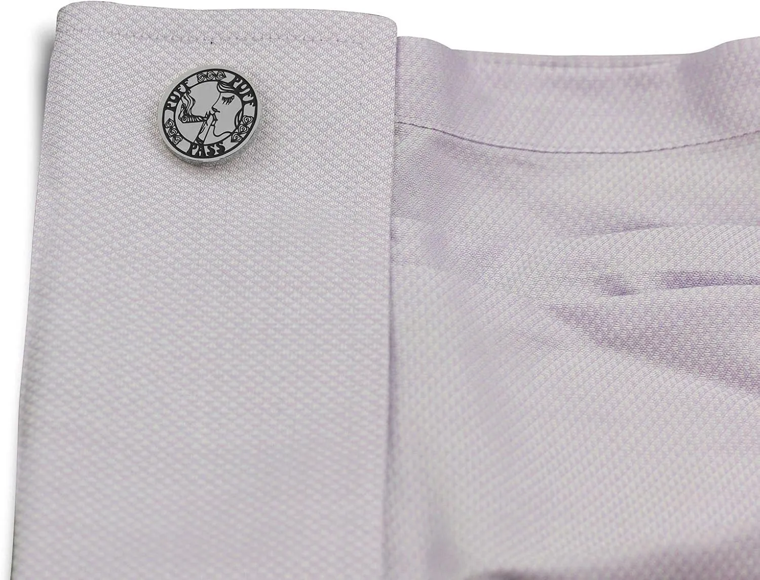 SuperJeweler Men's Cufflinks in Stainless Steel - Custom Engraved Cufflinks, Personalized Cufflinks for Men
