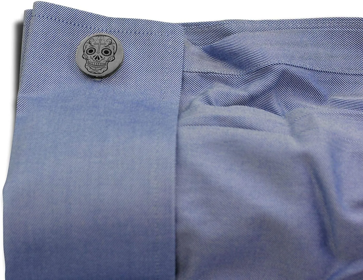 SuperJeweler Men's Cufflinks in Stainless Steel - Custom Engraved Cufflinks, Personalized Cufflinks for Men