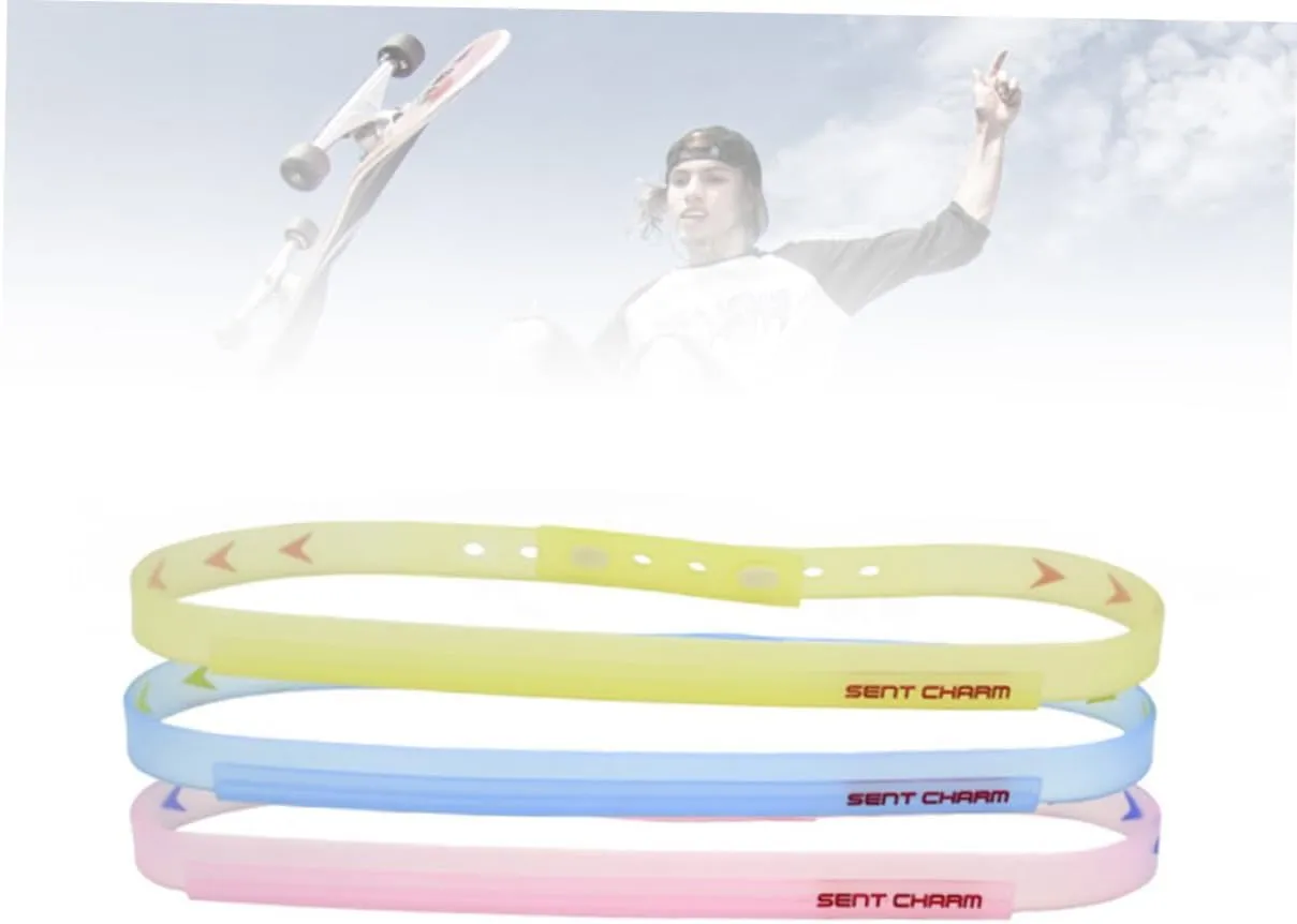 SUPVOX 2pcs Elastic Headband Sports Sweatband Silicone Sweatband Sports Headband Sports Sweat Headband Running