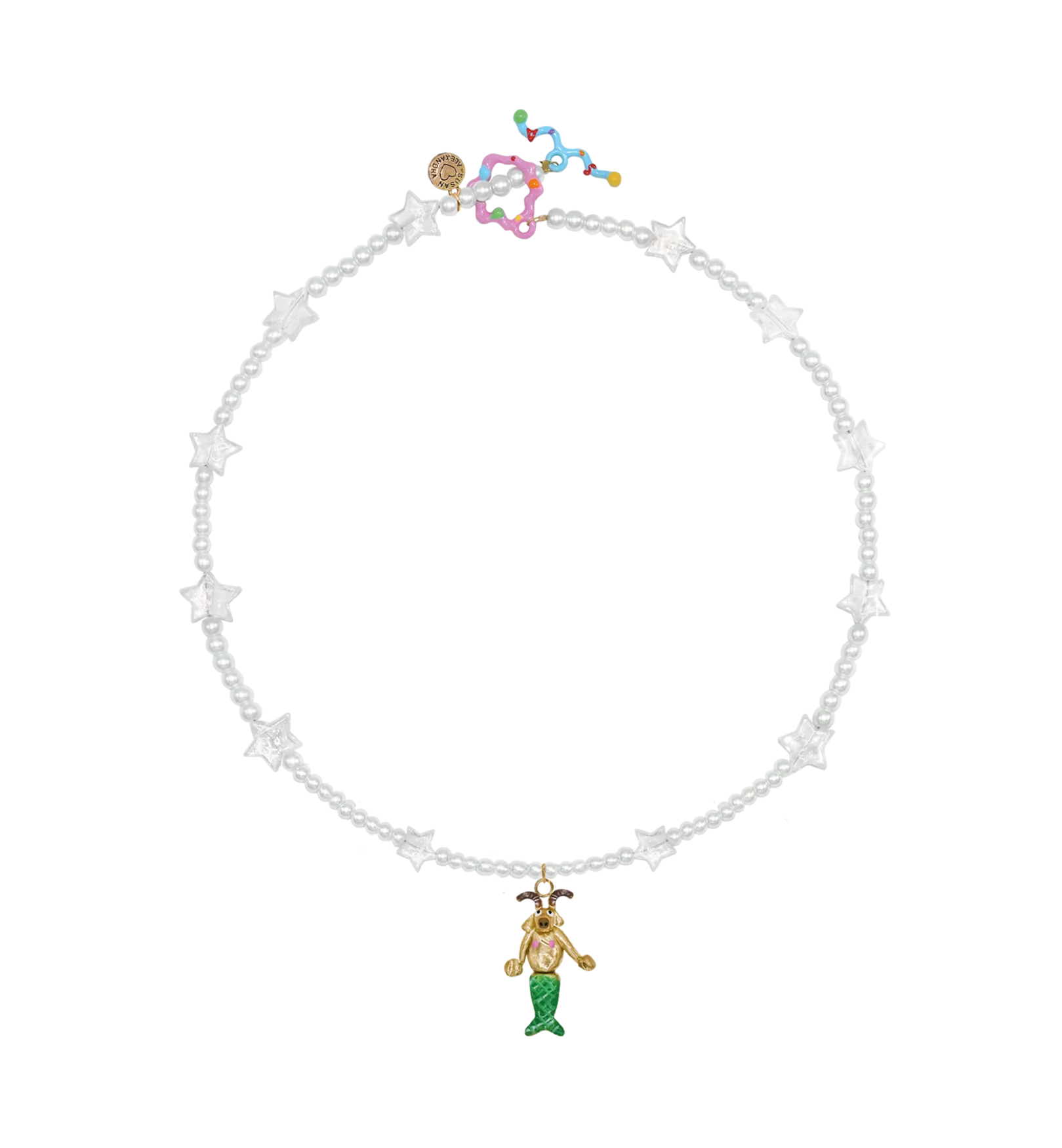 Susan Alexandra Zodiac Star Pearl Necklace
