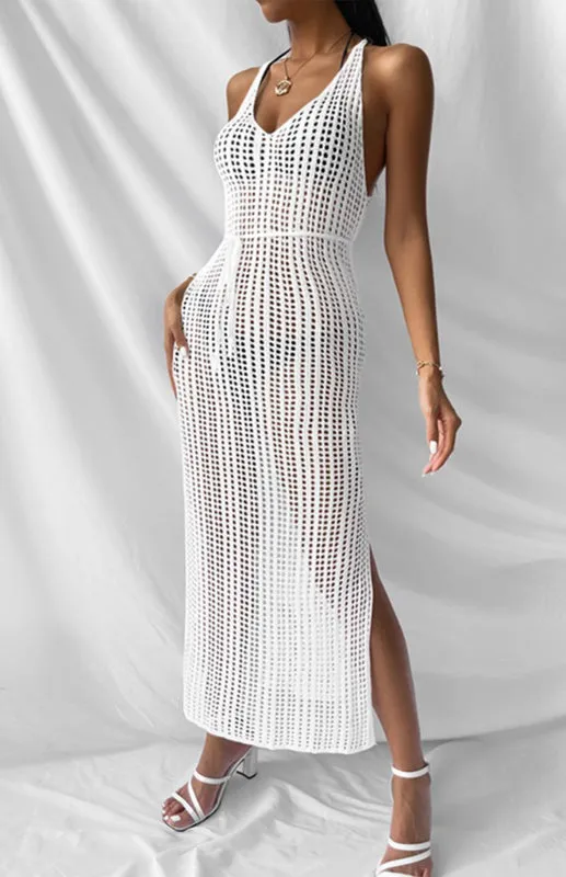 Sweetheart Neckline Bikini Cover Up - Elegant Beachwear Coverups