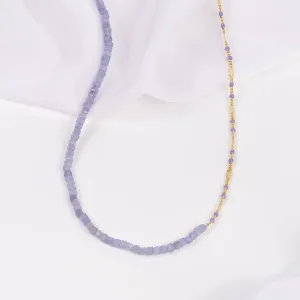 Tanzanite Lavender Gold Necklace