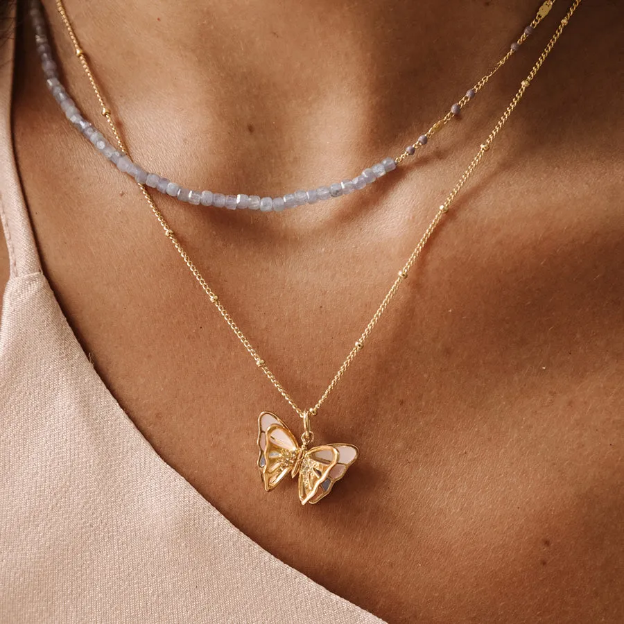 Tanzanite Lavender Gold Necklace