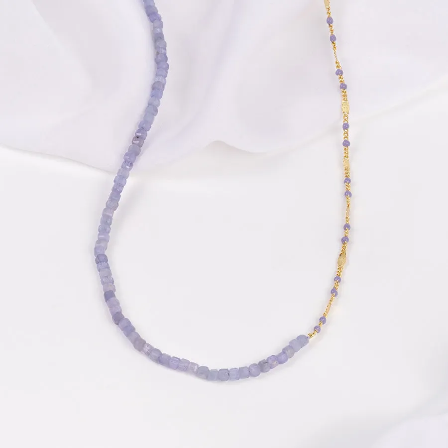Tanzanite Lavender Gold Necklace