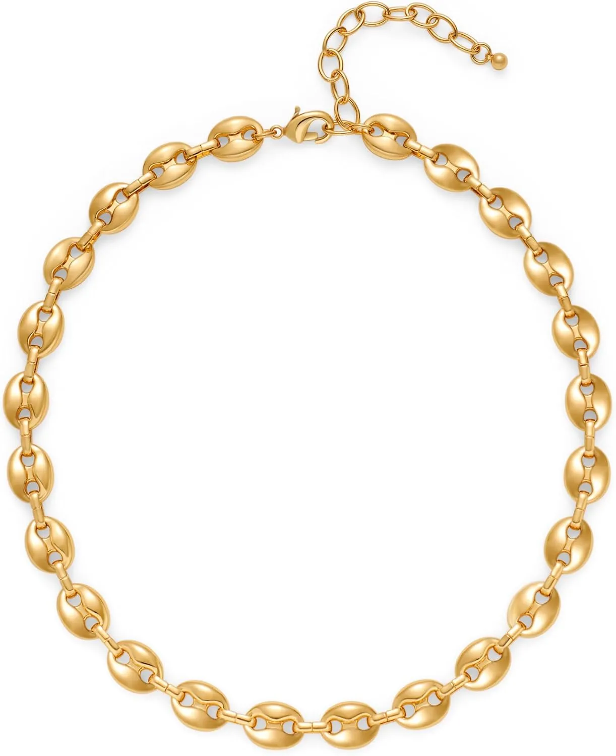 TENTMENTISE Chunky Chain Necklace for Women Gold Necklaces Cute Pig Nose Chain Necklace Chain Choker Statement Necklace Women Jewelry Gift