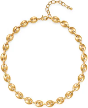 TENTMENTISE Chunky Chain Necklace for Women Gold Necklaces Cute Pig Nose Chain Necklace Chain Choker Statement Necklace Women Jewelry Gift