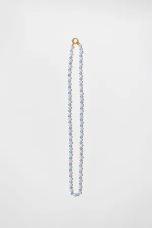 The Ocean Pearl 18K Gold Plated Long Necklace w. Pearls & Beads