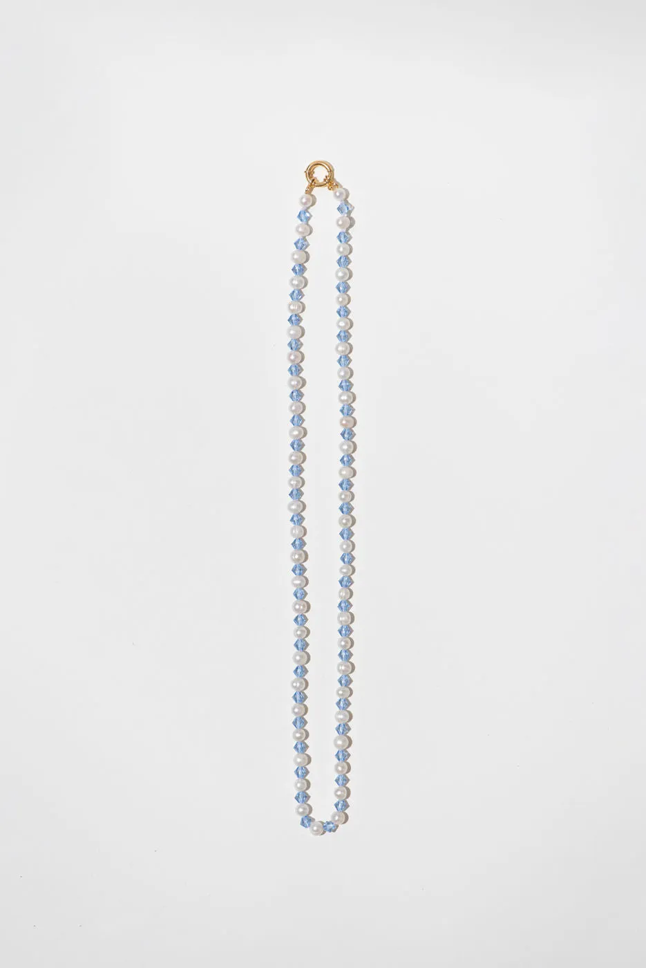 The Ocean Pearl 18K Gold Plated Long Necklace w. Pearls & Beads