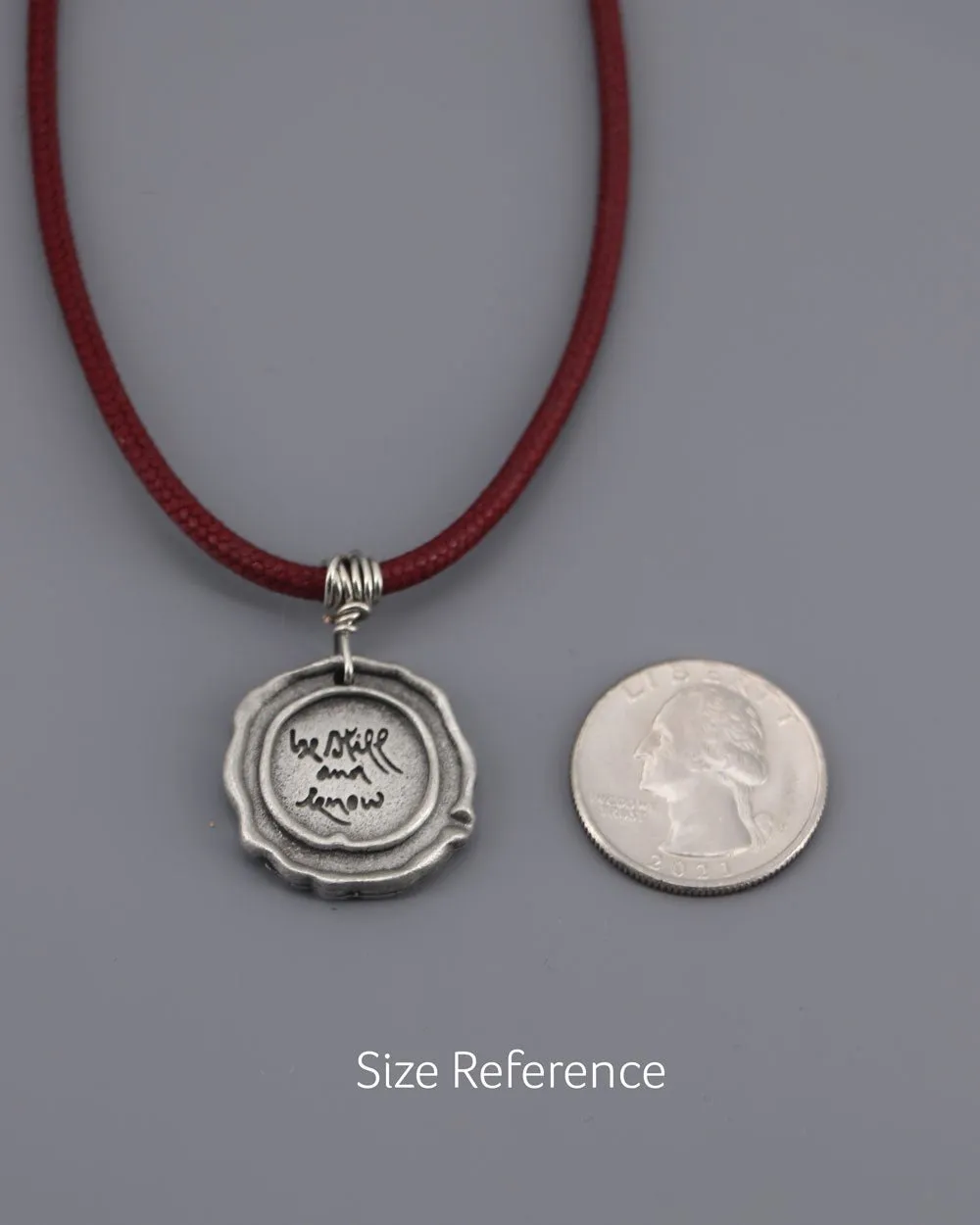 Thich Nhat Hanh Be Still and Know Pendant Necklace