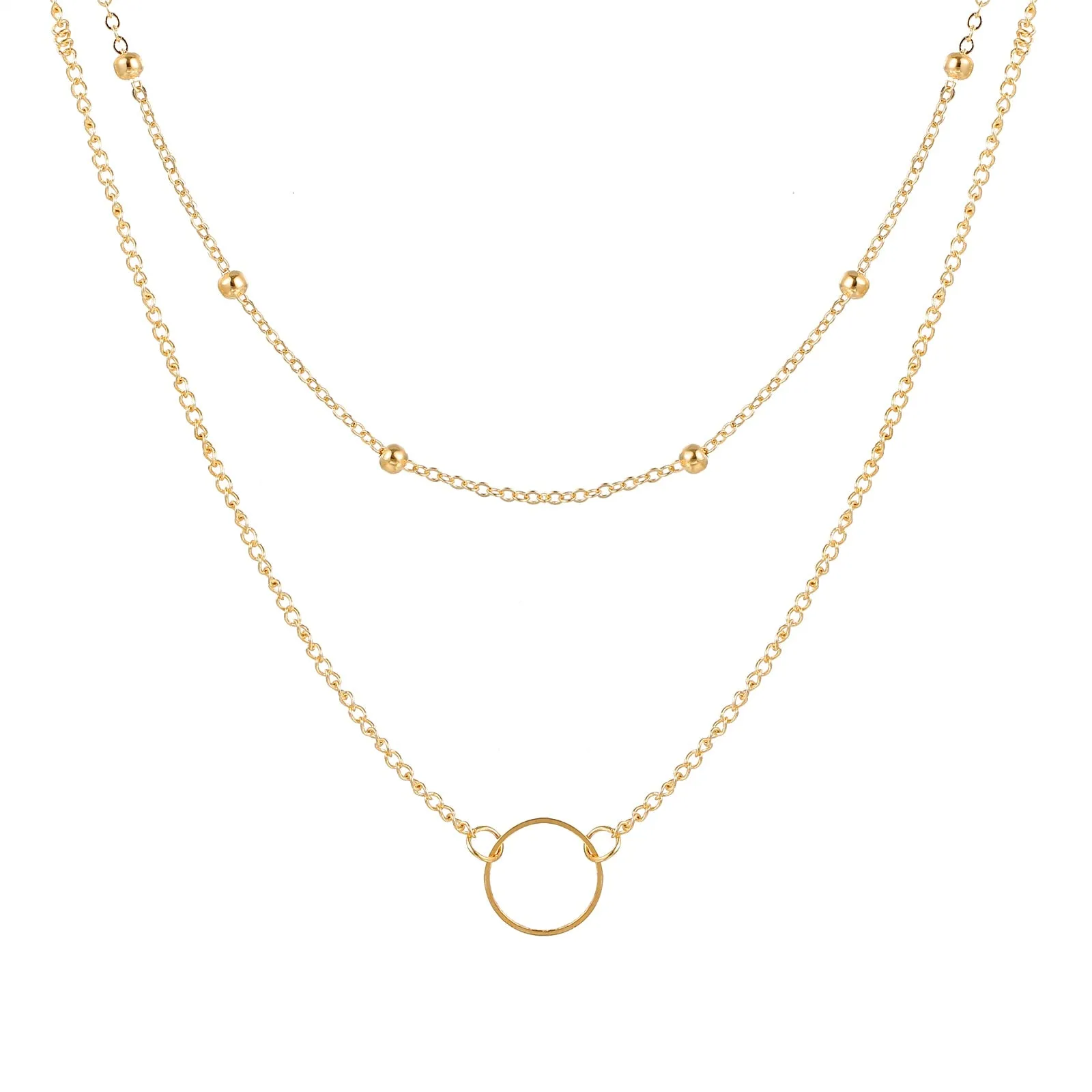 Thick Chain Toggle Clasp Necklace