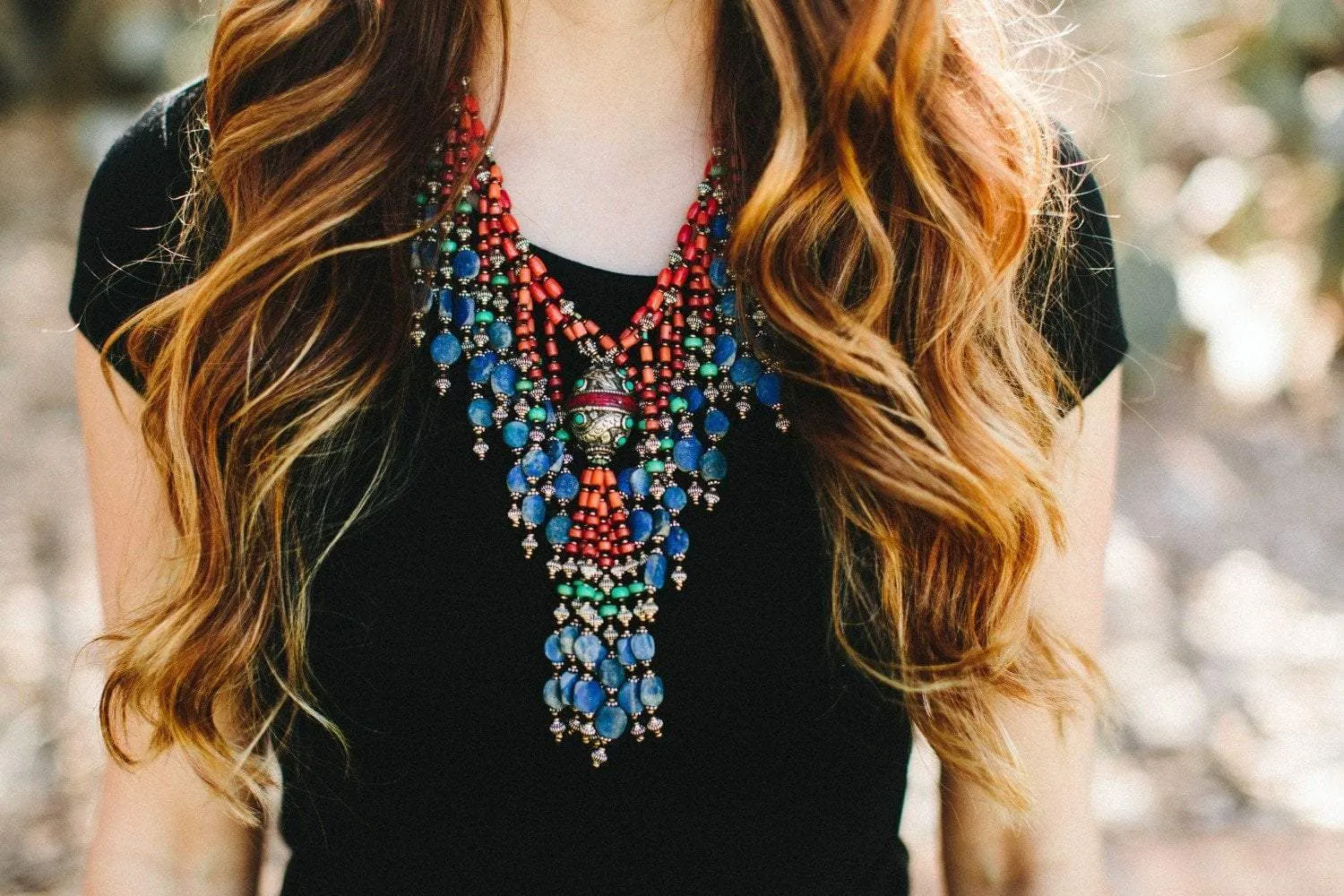 Tibetan Necklace of Deep Reflection
