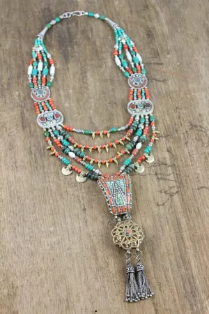 Tibetan Necklace of Good Fortune