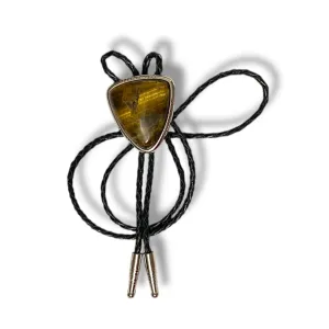 Tiger Eye Bolo Necktie Western Style