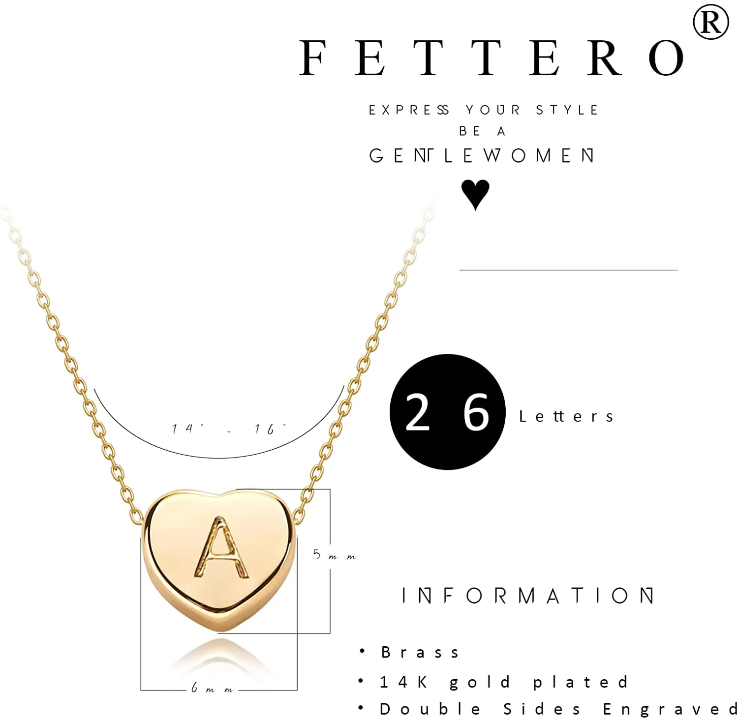 Tiny Gold Initial Heart Necklace-14K Gold Filled Handmade Dainty Personalized Letter Heart Choker Necklace Gift for Women Necklace Jewelry