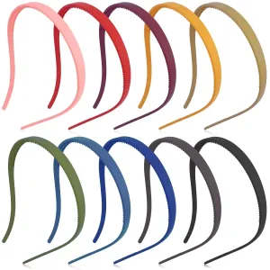TOBATOBA Headbands for Glasses Wearers 10Pcs, Sunglasses Headband for Women Girls, No Headache Headband Flex, Comfortable Headbands Non-slip, Square Headband, Matte Plastic Headbands No Pressure