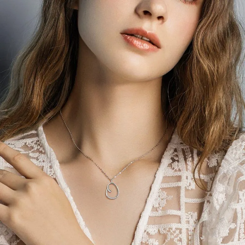 Tokyo Mart Letter Initial O Necklaces Pendant Women Girls Name Jewelry Gift 925 Sterling Silver