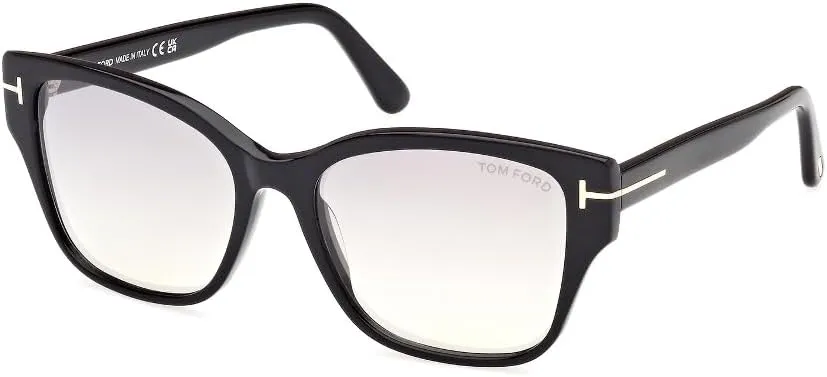 Tom Ford Elsa Smoke Mirrored Butterfly Ladies Sunglasses FT1108 01C 55