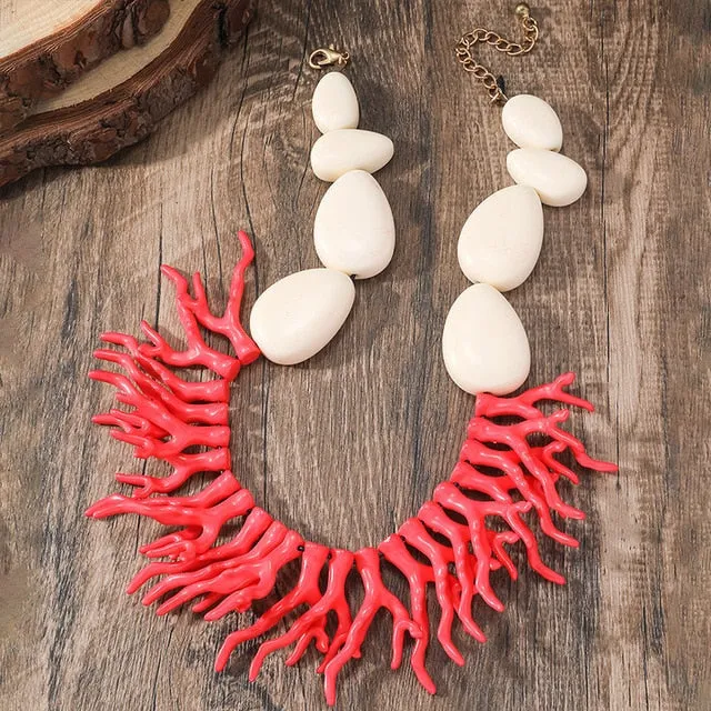 Trendy Vintage Beaded Chain Bohemian Necklaces