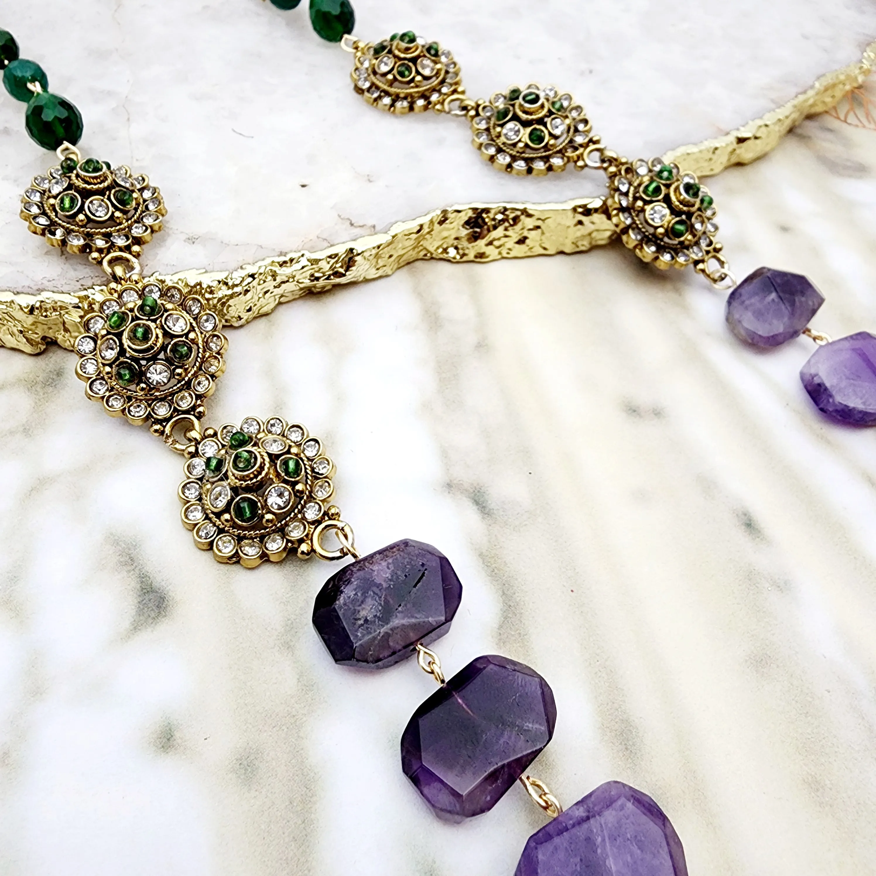 Trielle Station Necklace Set