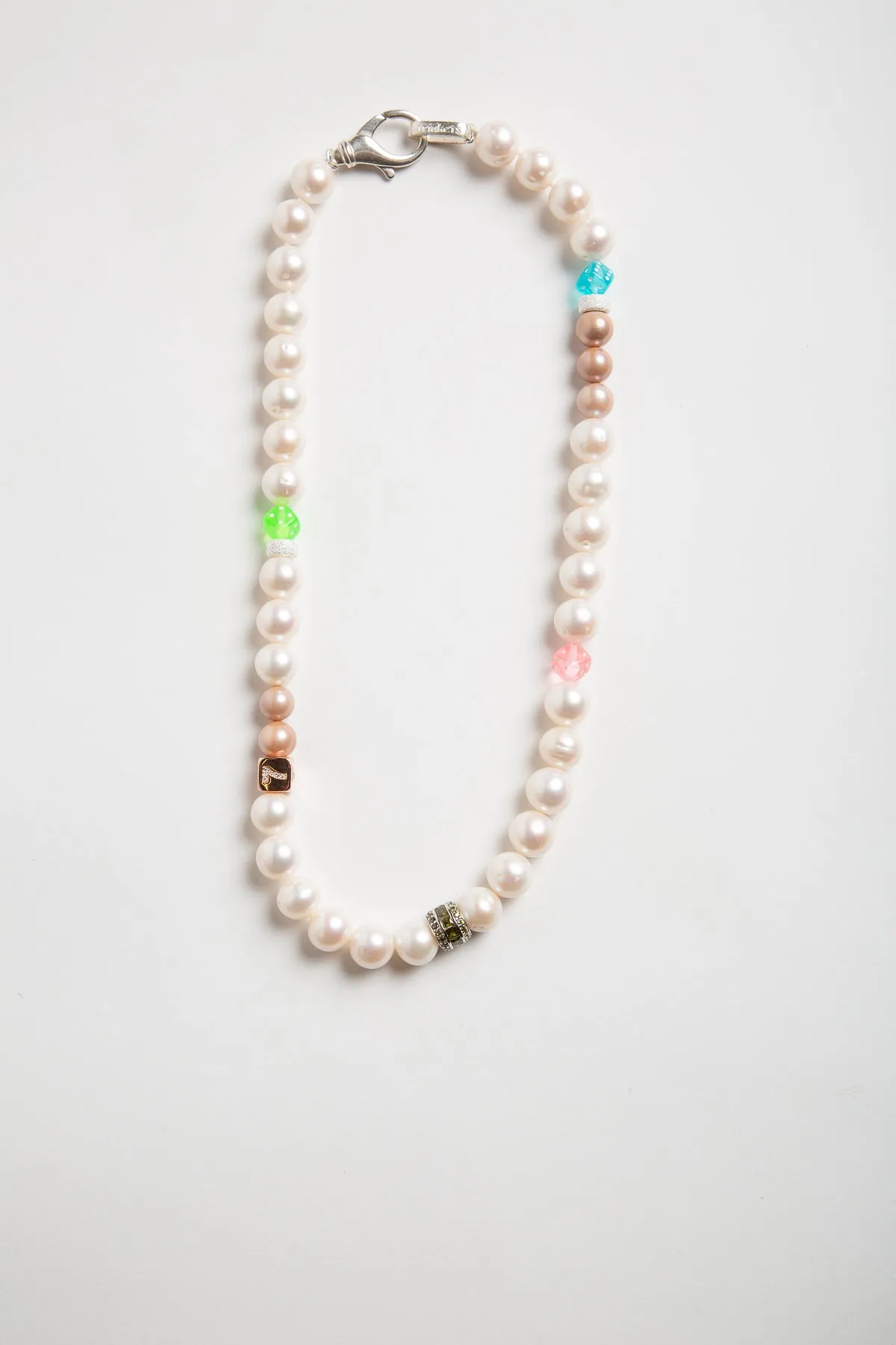 TRIN-KET | MIXED PEARL CHOKER NECKLACE