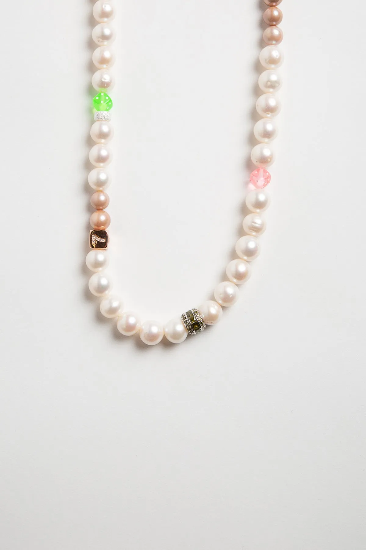 TRIN-KET | MIXED PEARL CHOKER NECKLACE