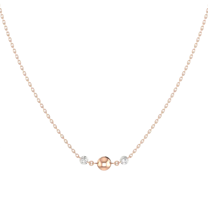 Triplet nude necklace