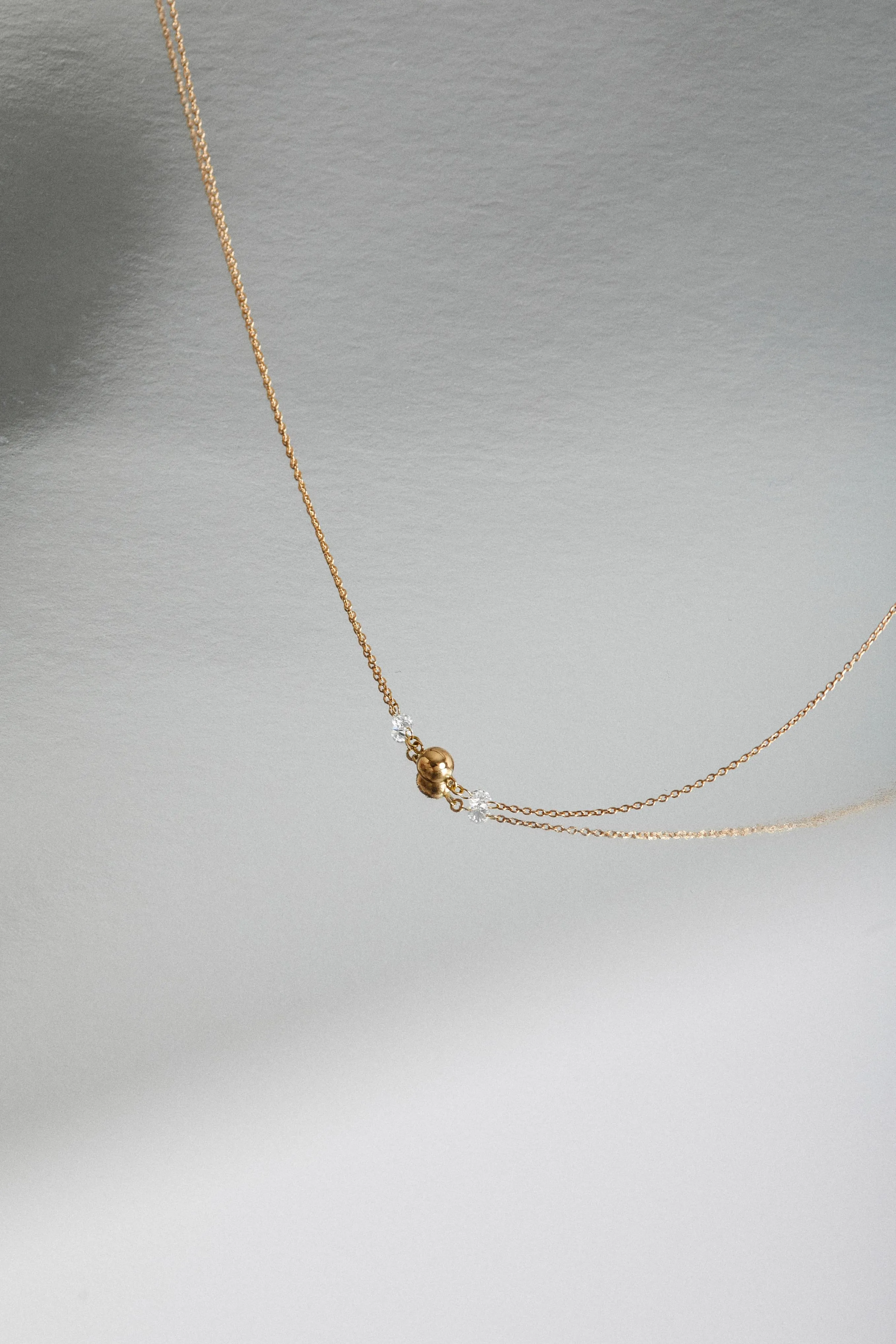 Triplet nude necklace