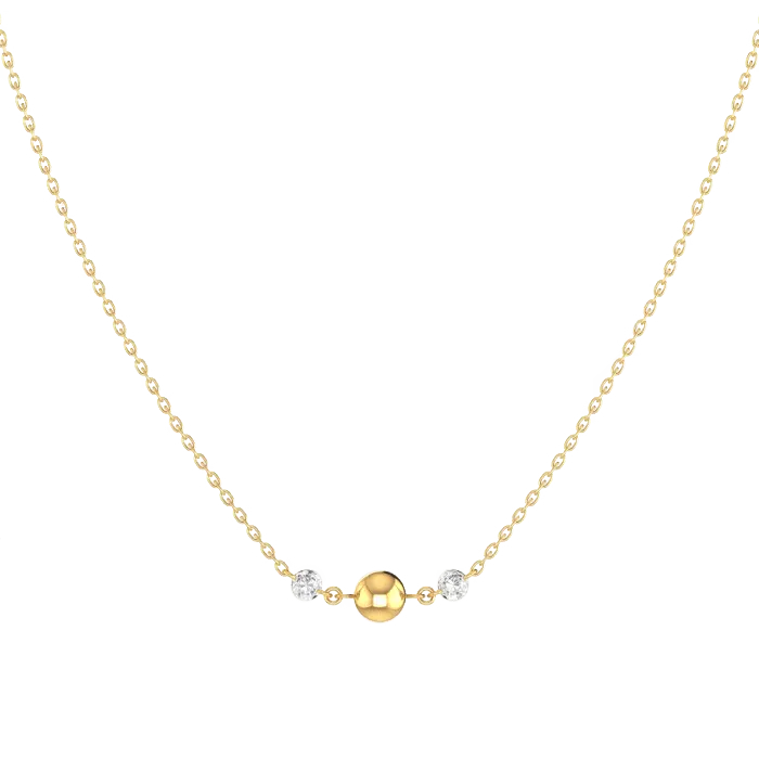Triplet nude necklace