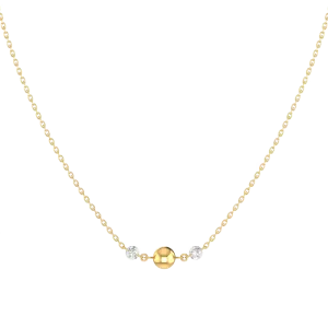 Triplet nude necklace